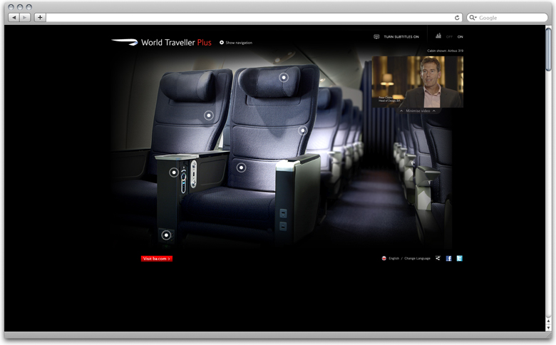 BA Experience microsite